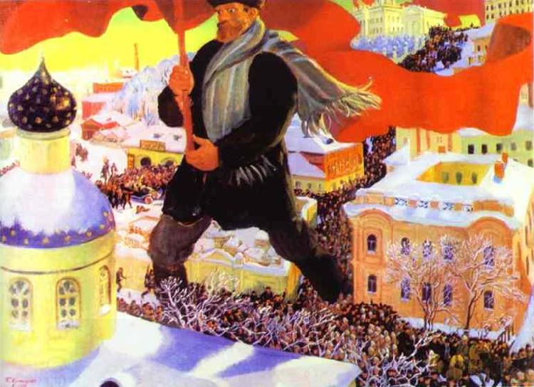 Boris Kustodiev Bolshevik China oil painting art